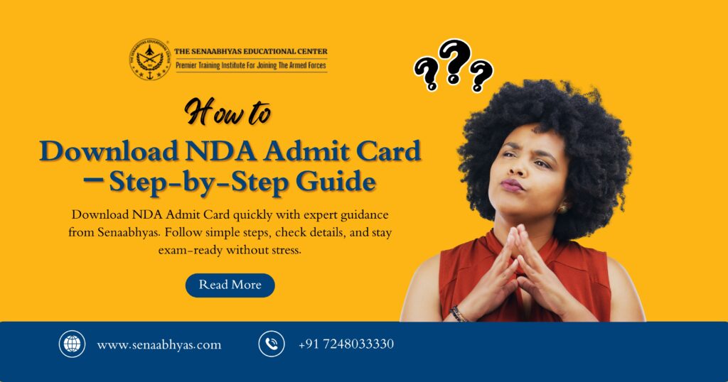Download NDA Admit Card