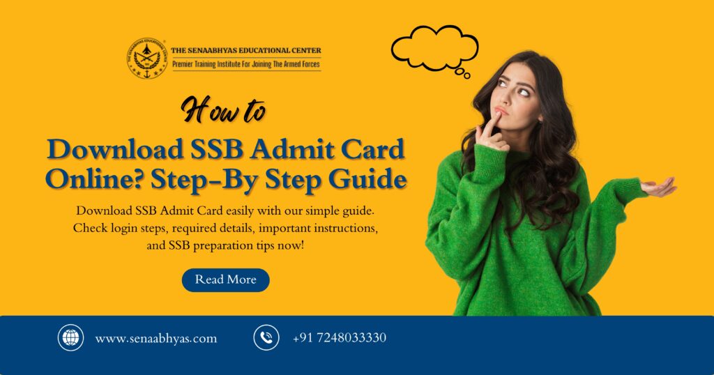 Download SSB Admit Card