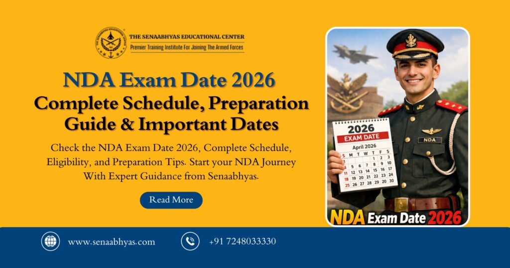 NDA Exam Date 2026
