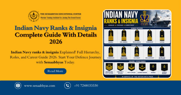 Indian Navy Ranks & Insignia Complete Guide With Details 2026