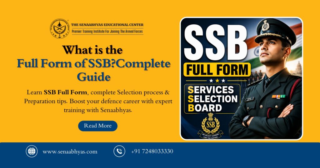 SSB Full form