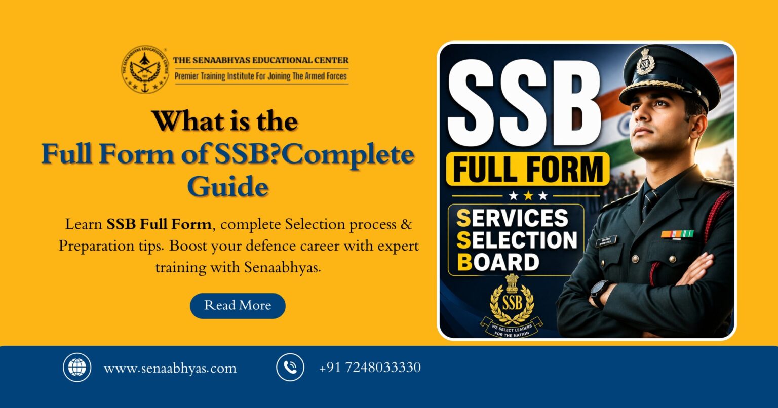 Ssb Login What is the Full Form of SSB? Complete Guide