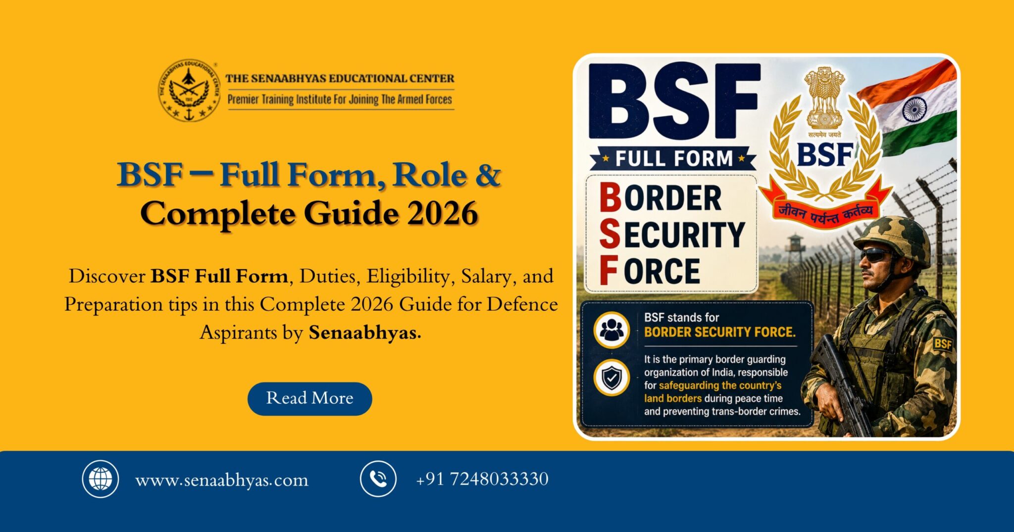 BSF – Full Form, Role & Complete Guide 2026
