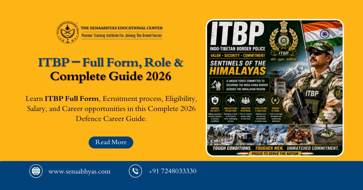 ITBP – Full Form, Role & Complete Guide 2026