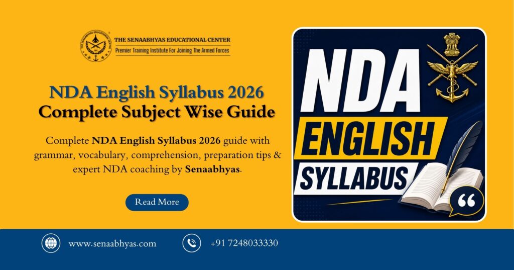 NDA English Syllabus