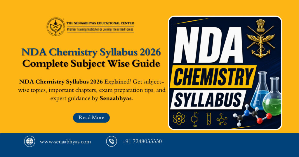 NDA Chemistry Syllabus